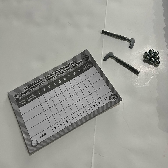 Arcade Mini Golf Interactive Tabletop Mini Golf Game 9 Holes & Moving Obstacles - Picture 11 of 16